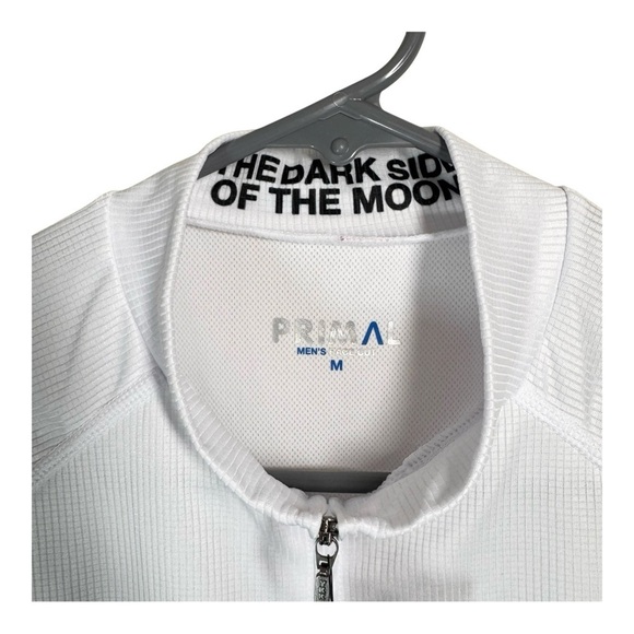 Primal Pink Floyd White Dark Side of the Moon Cycling Jersey NWT - Picture 4 of 8